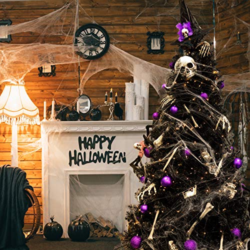 Purple Christmas Tree Ornaments 20pcs 3.15-Inch Holiday Decoration Balls with Hooks