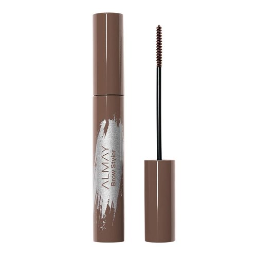 Almay Eyebrow Gel - Flake-Free & Lightweight Formula with Marula Oil | Hypoallergenic, Light Brown, 1 Count