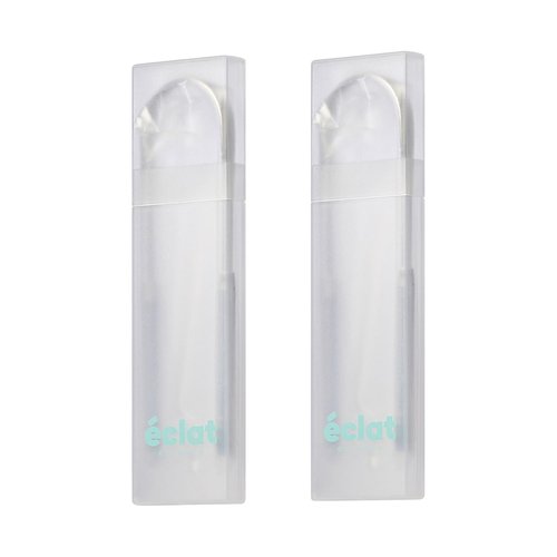 Éclat Stainless Steel Tongue Scraper - Travel Case Included | Flexible & Durable Oral Hygiene Tool (Twin U Shape x2)