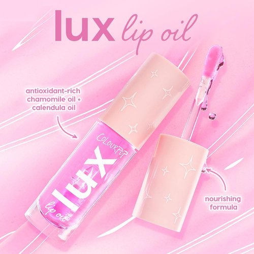ColourPop Lux Lip Oil - Hydrating Sheer Tinted Lip Oil with Chamomile & Calendula - Soft-Warm Nude (0.16 oz)