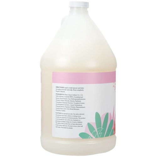 Ginger Lily Farms | Moisturizing Shampoo for All Hair Types - 100% Vegan, Vanilla Sugar Bliss, 1 Gallon