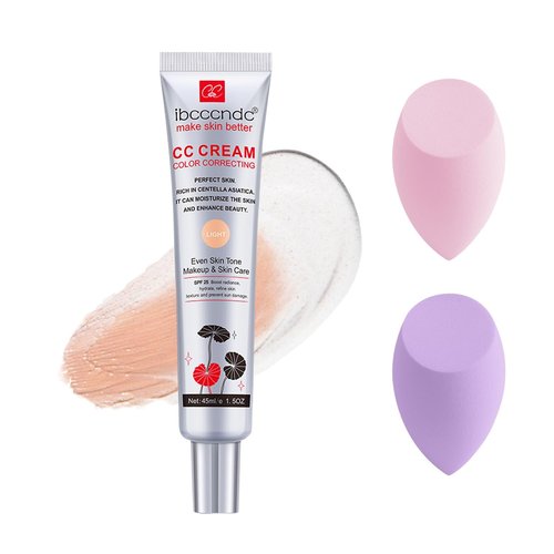 Skiennix Color Correcting CC Cream - Moisturizing, Waterproof Foundation With SPF 25 | Light Shade