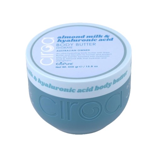 Ciroa Ultra-Hydrating Body Butter - Shea Butter, Glycerin & Almond Milk | 15.8 oz