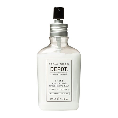 DEPOT No. 408 After Shave Balm | Soothing Moisturizer for Sensitive Skin| With Black Tea, Oat Extract & Glycerin| 3.3 fl.oz.