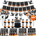 Dragon Theme Birthday Party Decorations Kit with Banners Balloons & Cake Toppers