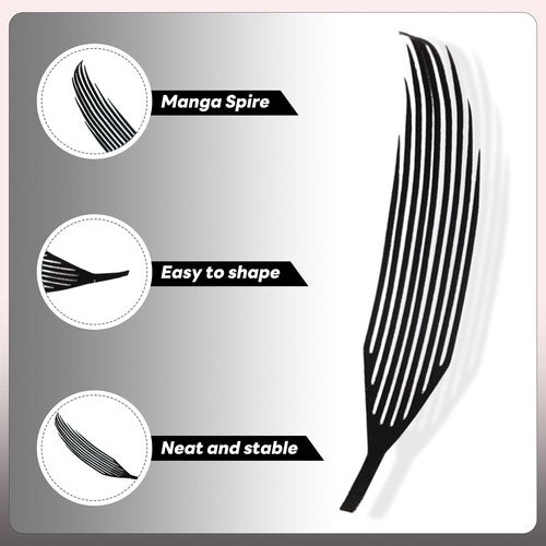 Arison Lashes Premade Fan Anime Lashes Fans False Eyelash Russian Extension Volume Fluff Natural Cat Eye Lashes D Curl 0.07 Thickness 8-15mm Mix Lash Tray