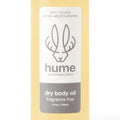 HUME SUPERNATURAL Dry Body Oil Spray - Nourishing Moisturizer for Dry Skin | Fragrance-Free Hydration, 8 oz