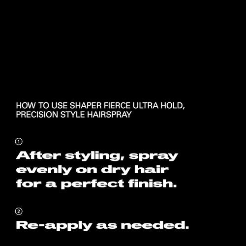 Sebastian Professional Shaper Fierce Hairspray - Ultra-Firm Hold & Humidity Resistant | Finishing Spray for All Hair Types