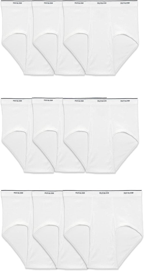 Fruit of the Loom Men's Briefs - Tag-Free & Moisture-Wicking Comfort | Assorted Color Multipacks