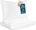 Utopia Bedding Queen Size Bed Pillows - Soft & Fluffy Down Alternative, Cooling Gusseted Design | Set of 2