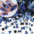 Black Mystery Mix 320PCS 3D Nail Charms for DIY Nail Art & Crafts - Variation of THIS listing