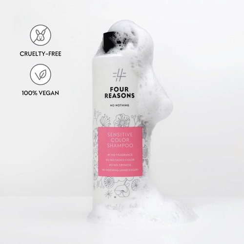 No Nothing Sensitive Shampoo - Fragrance-Free Formula for Color Treated Hair | Hypoallergenic & Vegan - 10.14 fl oz