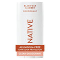 Native Aluminum Free Deodorant, Black Oak & Amber, 72 Hour Odor Control, for Women & Men, Contains Naturally Derived Ingredients, 2.65 oz