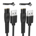 Philips Norelco Charger Cord - 5V Power Cable for OneBlade QP2724, QP1924, QP2834 | 2-Pack Replacement
