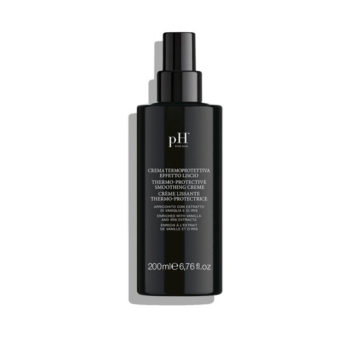 pH PURE HAIR Thermo-Protective Smoothing Creme - Anti-Frizz Keratin Treatment & UV Defense - 6.7 oz