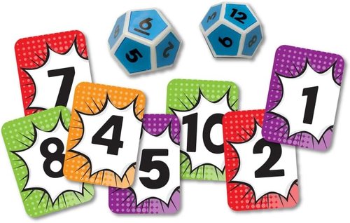 University Games Math Match Travel Dice Game - Fun Mathematics Reinforcement for Kids Ages 5+ | 2+ Players