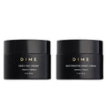 DIME Beauty Moisture Set ($75 Value) - Includes Dewy Day Cream + Restorative Night Cream (50 ml Each)