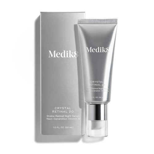Medik8 Crystal Retinal 20 - Firming Night Serum with Retinaldehyde, Hyaluronic Acid & Vitamin E - 1 oz