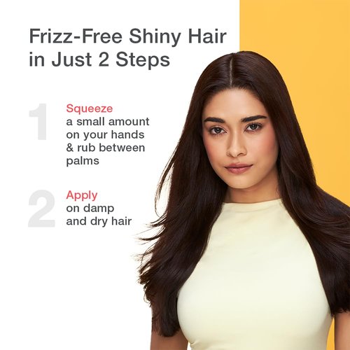 OSiS+ Glow Anti-Frizz Shine Serum - Lightweight Frizz Control & Heat Protection for All Hair Types