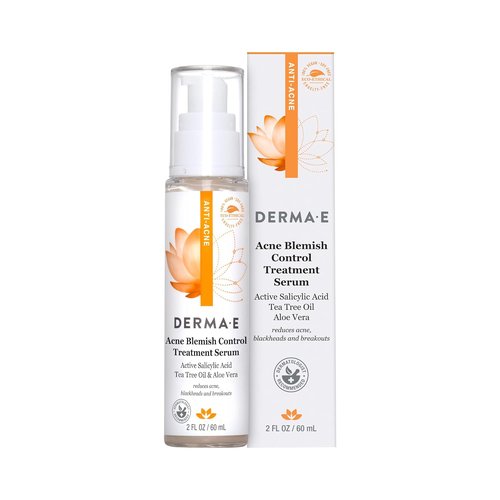DERMA E Acne Spot Treatment Serum - Clinically Proven Formula for Blackheads & Breakouts | 2 Fl Oz