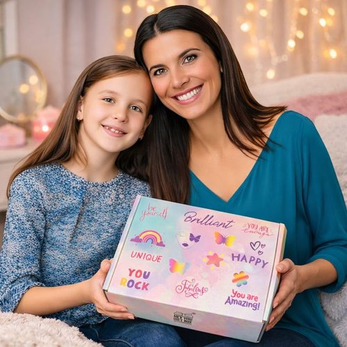 Teen Girl Gift Set, Easter Beauty Care Package for Tweens, Preteen Daughter Glam Kit, Get Well Box for Niece, Granddaughter, Birthday or Graduation Bundle Stuff