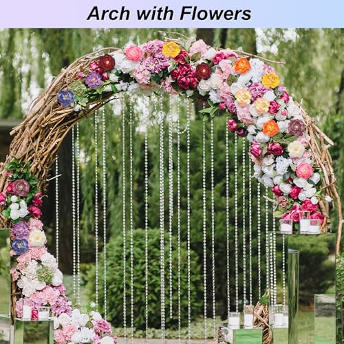Artificial Peony Flower Heads 10-Pack - Silk Faux Flowers for Wedding & DIY Decor