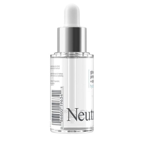 Neutrogena Hydro Boost Glow Booster Primer - Hydrating Serum-to-Primer Hybrid with Hyaluronic Acid | 1.0 fl. oz