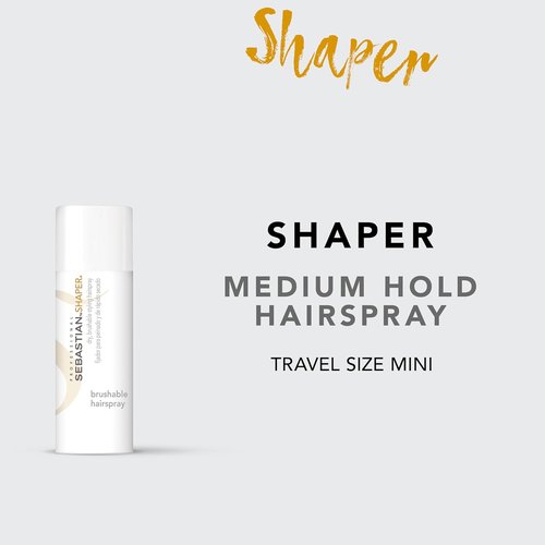 Sebastian Professional Shaper Hairspray - Flexible Medium Hold | Brushable Styling Control for All Hair Types
