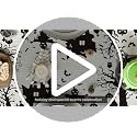 Halloween Black and White Table Runner 13x72 Inch - Durable Polyester Home Decor