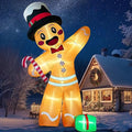 OurWarm 12FT Gingerbread Christmas Inflatable - Giant Holiday Yard Decor