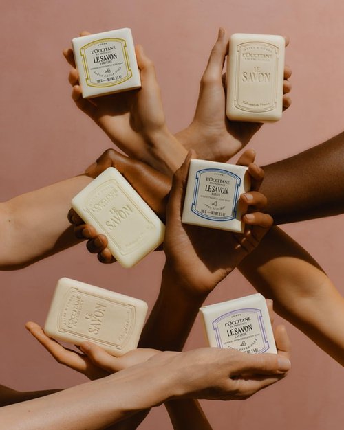 L'OCCITANE Shea Butter Soap Bar - Extra-Gentle Cleansing & Moisturizing | Vegan & Soothing Scents