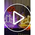 Warm Halloween Flying Bat Neon Sign - Animated Wing Flap Wall Decor