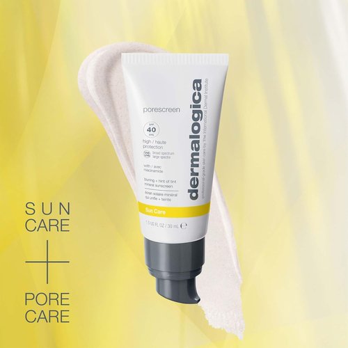 Dermalogica Porescreen Mineral Sunscreen SPF 40 - Pore Supporting Primer & Sunblock | 1 fl oz