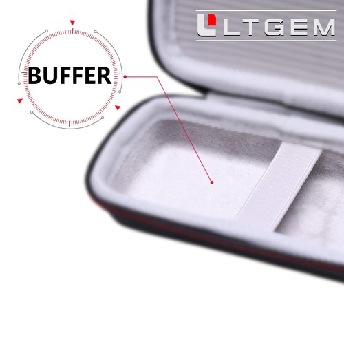 LTGEM EVA Hard Case for Meridian Ball Trimmer Men Body Hair Trimmer - Travel Protective Carrying Storage Bag (Case Only)