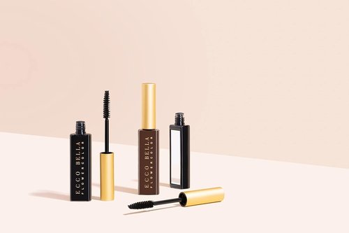 Ecco Bella FlowerColor Vegan Mascara - Plant-Based Formula for Bold Black Lashes