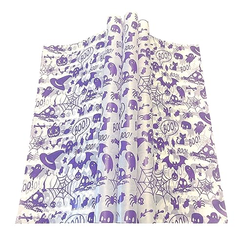 Halloween Wax Paper Sheets 100 Pack Food Wraps for Party & Food Service