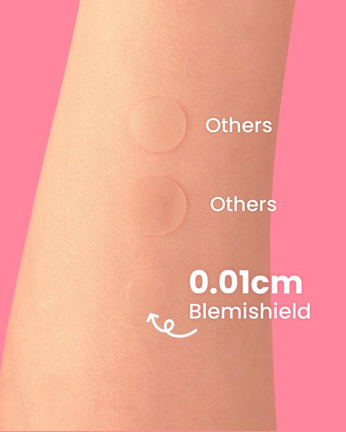 GLAM UP Hydrocolloid Pimple Patches - Invisible, Ultra-Thin Spot Covers for Face & Skin | 36 Count, Vegan-Friendly
