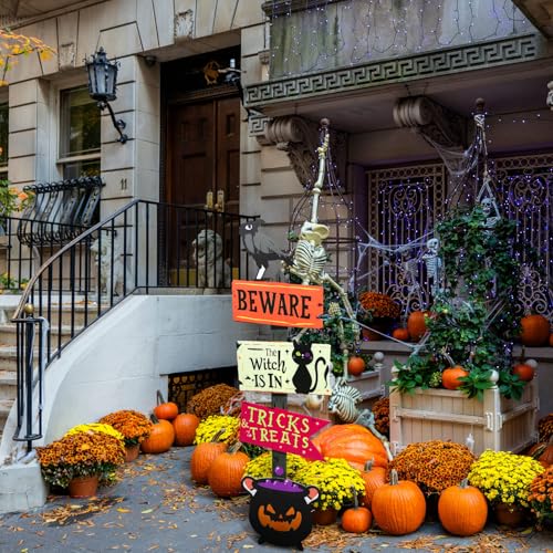 5 ft Halloween Witch's Brew Directional Sign Cardboard Standee - Spooky Party Decor