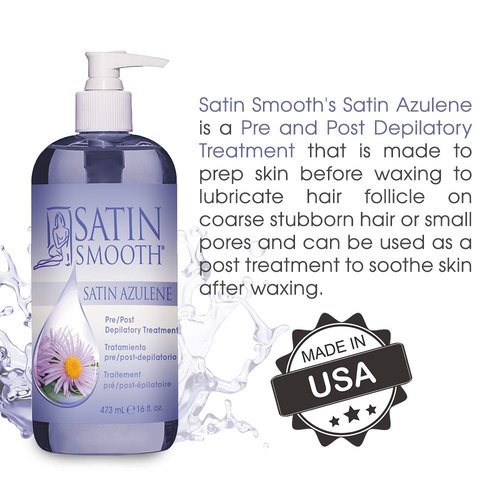 Satin Smooth Azulene Pre/Post Depilatory Treatment, 16 oz