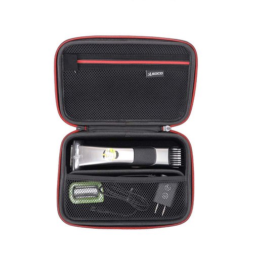 RLSOCO Hard Case for Philips Bodygroom Series 7000 BG7040/42,BG7030/49,BG2039/42 & Nosetrimmer 3000 NT3600/4 | Compact Design with YKK Zipper & Scratch Protection (Case Only)
