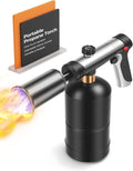 Skiennix Propane Torch Head - Culinary Blow Torch with Instant Heat & Safety Lock | Adjustable Flame for BBQ & Kitchen Use
