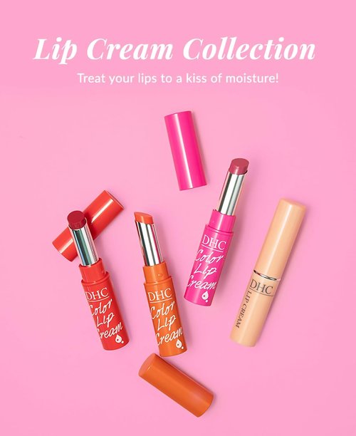 DHC Color Lip Cream - Hydrating & Long-Lasting Formula | Set of 3 Vibrant Shades