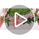 Artificial Wildflower Placemat Set - 9.4 Inch Tropical Table Decor