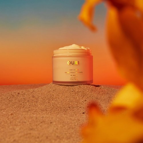 OUAI Body Cream - Hydrating Whipped Formula with Cupuaçu Butter & Coconut Oil | 7.5 Oz for Soft, Glowing Skin