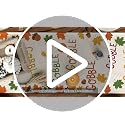 Thanksgiving Table Runner with Maple Leaves - Seasonal Fall Decor 13x48 Inches