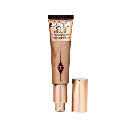 Charlotte Tilbury Beautiful Skin Foundation - Medium Coverage Hydrating Liquid Makeup for Instant Glow & Plumping Hydration