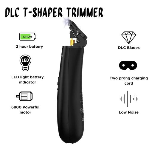 Supreme Trimmer T Shaper - Cordless Quiet Beard & Hair Trimmer for Men | 120 Min Runtime, Zero-Gap Blade | Perfect for Sensitive Skin & Kids | Model ST5206