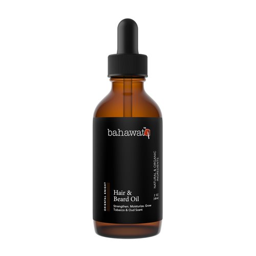 BAHAWAT Beard Oil -Premium Beard Oil Conditioner & Softener - Tobacco Oud scent- Eliminates Beard Itch, Promote a Healthy, Full Beard, Natural Ingredients, 2 ounce.