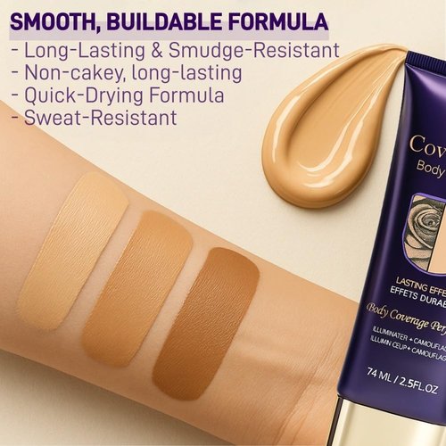 Regine Switzerland Waterproof Body Concealer - Buildable Coverage for Uneven Skin Tone | Long-Lasting Finish