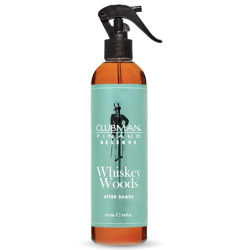 Clubman Reserve Whiskey Woods After Shave Spray - Aftershave for Men, Long-Lasting Fragrance, 16 fl oz